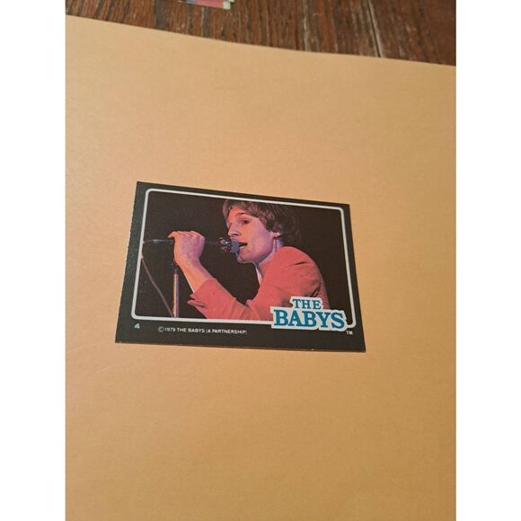 Vintage 1979 The Babys Trading Card #4 London Rock Band Collectible - Picture 1 of 2